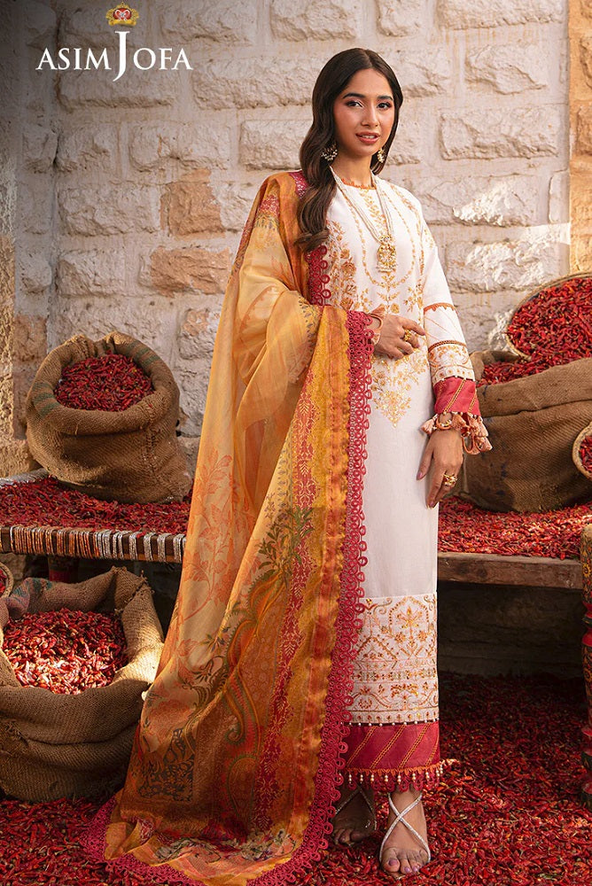 Asim Jofa Aira Lawn AJAR-30 – Asim Jofa 3-piece unstitched suit