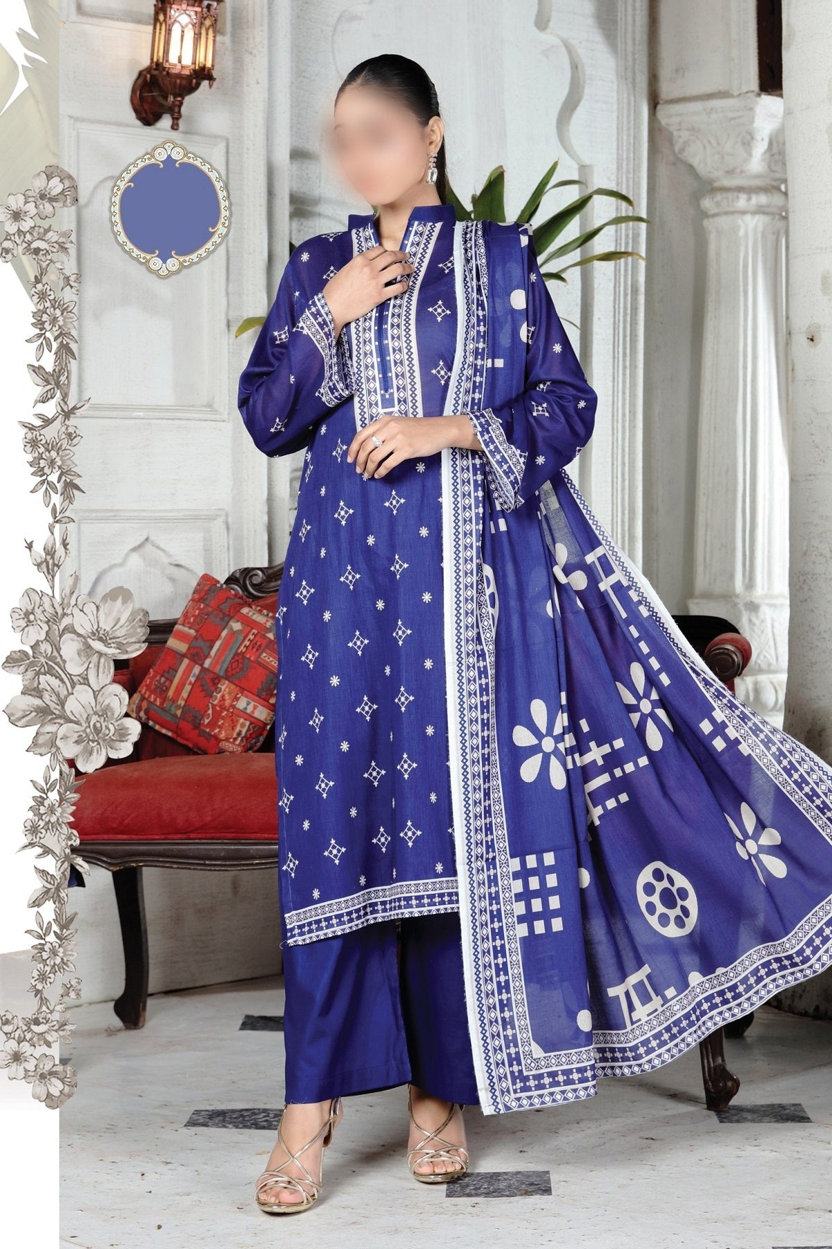 Oriens Print Lawn RL-311 by Colorita – Colorita 3-piece unstitched suit