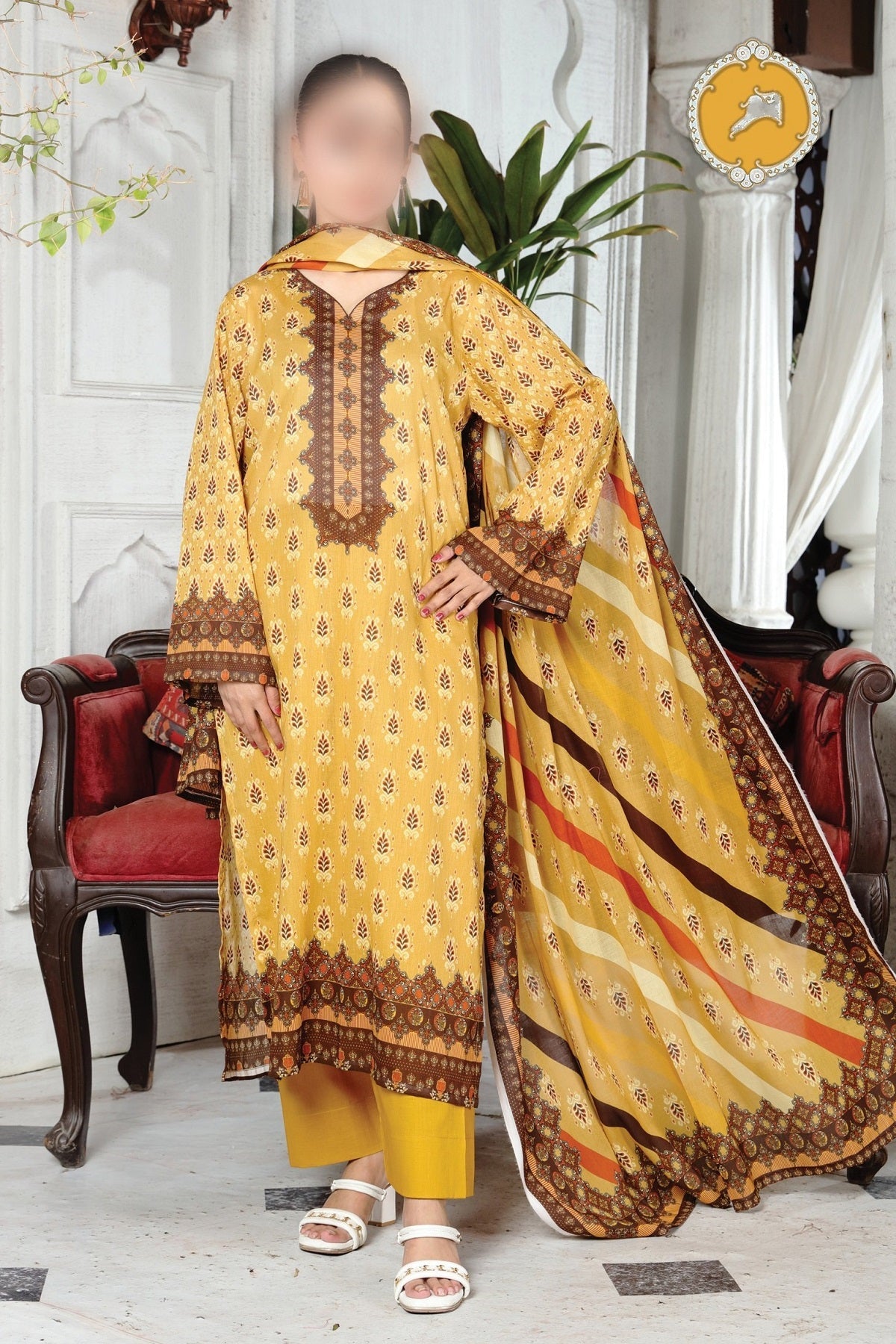 Oriens Print Lawn RL-314 by Colorita – Colorita 3-piece unstitched suit