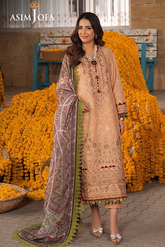 Asim Jofa Aira Lawn AJAR-31 – Asim Jofa 3-piece unstitched suit