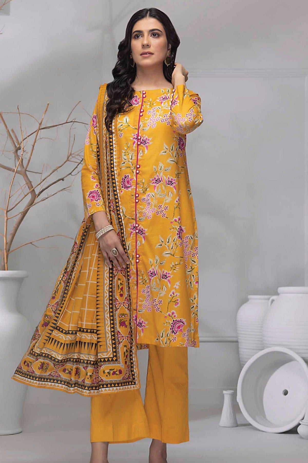 Gul Ahmed Lawn CA-32006A – Gul Ahmed 3-piece unstitched suit