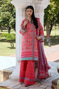 Kahf Aangan Print Lawn KPS-3A – Kahf 3-piece unstitched suit