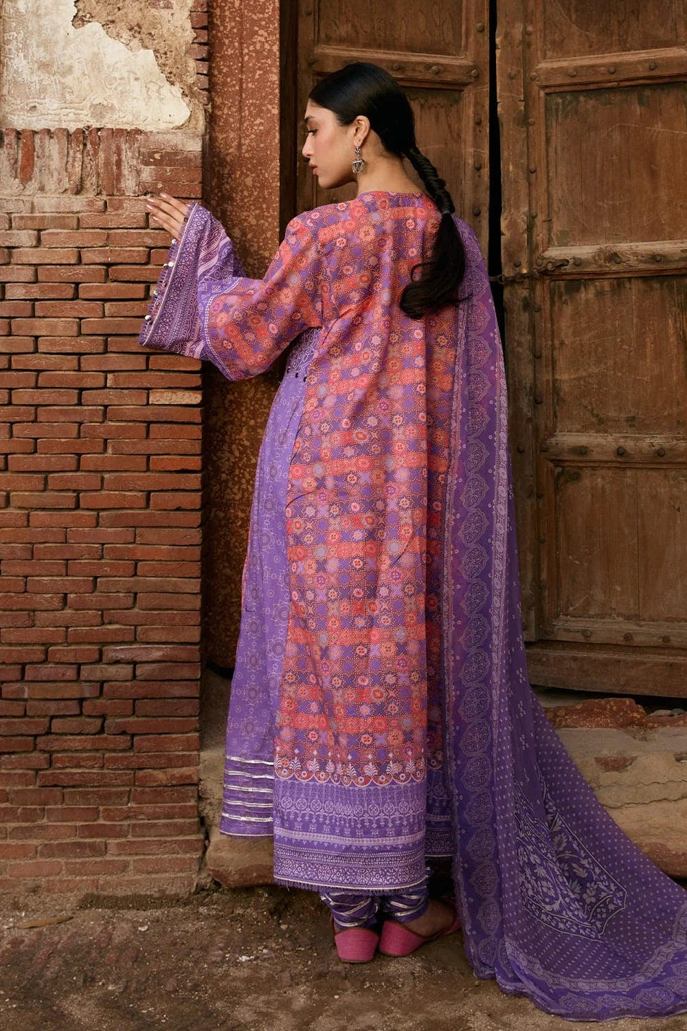 Kahf Aangan Print Lawn KPS-3B, photo 2
