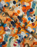 Tie & Dye Digital Print Lawn fabric