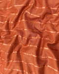 Alpine Velvet Rib – Rust, self-textured velvet fabric by the meter