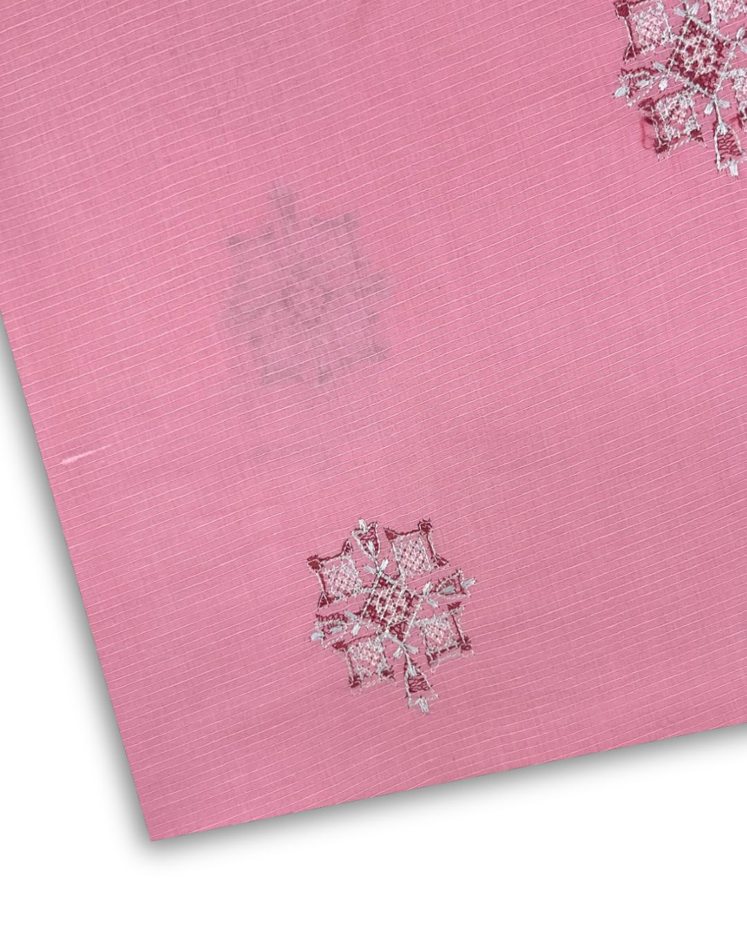 Embroidered Lawn – Tea Pink (MEL-S26-133), embroidered lawn fabric by the meter