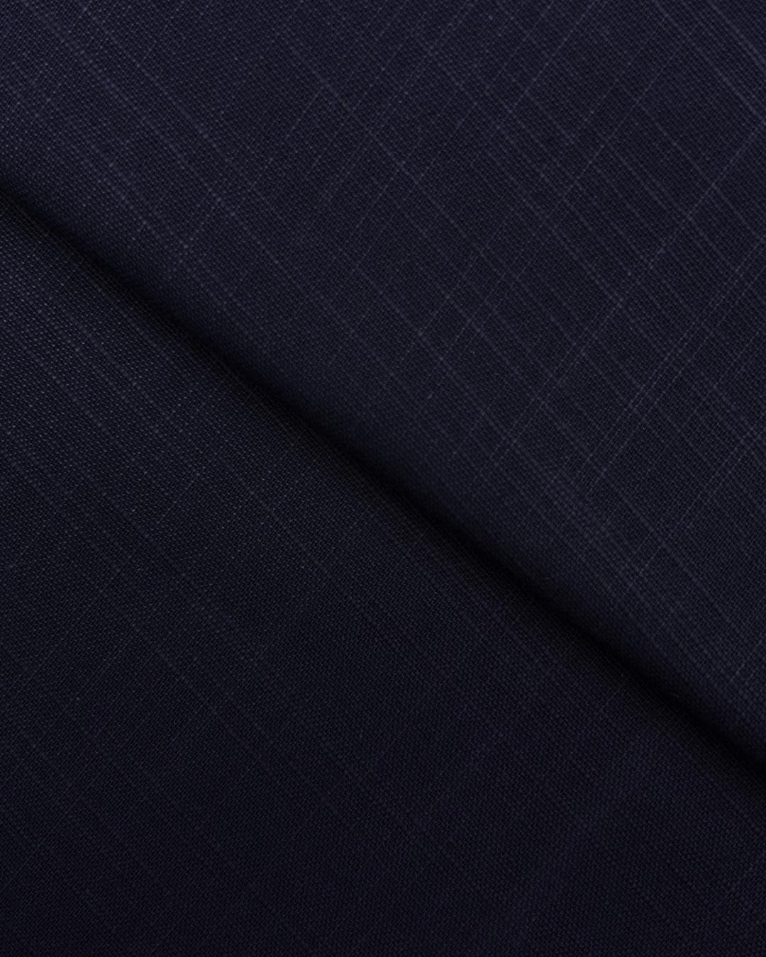 Cross Slub Khaddar – Navy, plain khaddar fabric by the meter