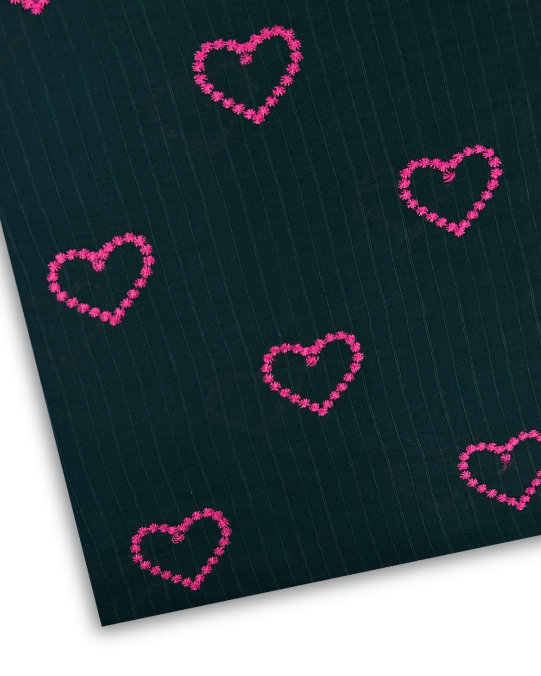 Embroidered Lawn – Bottle Green fabric