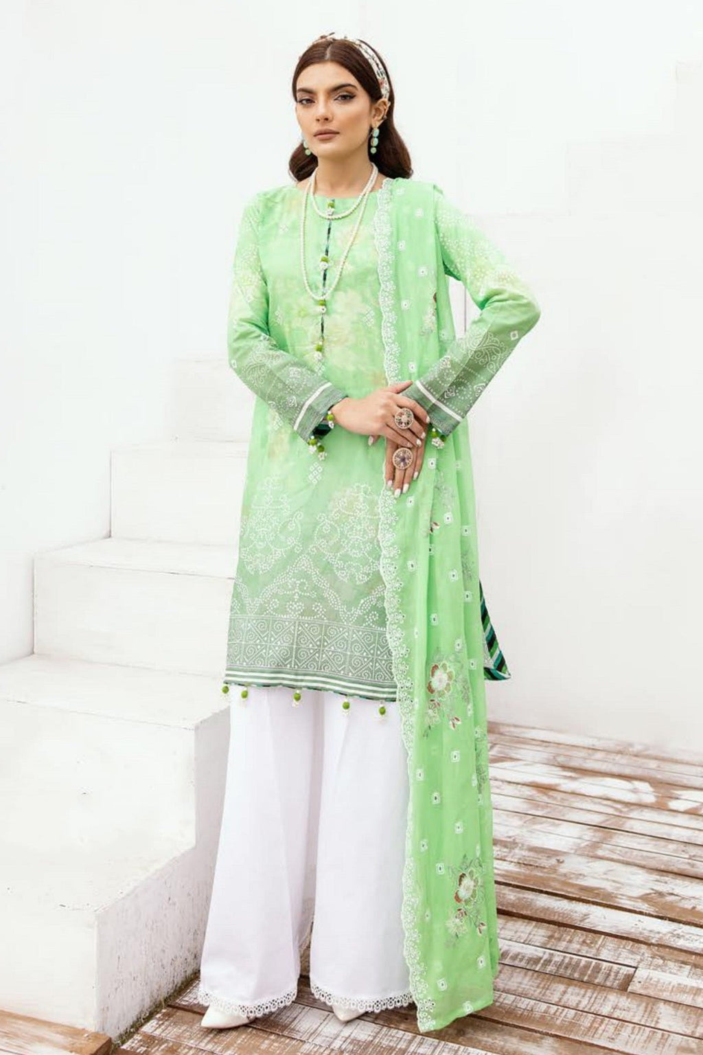 Rang Nagar Lawn By NUR RN-400 – Nur 3-piece unstitched suit