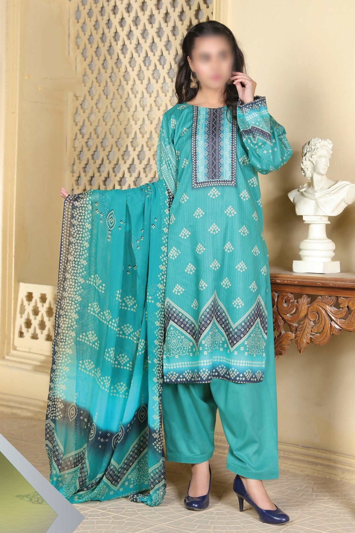 Colorita Print Lawn RL-4543 – Colorita 3-piece unstitched suit