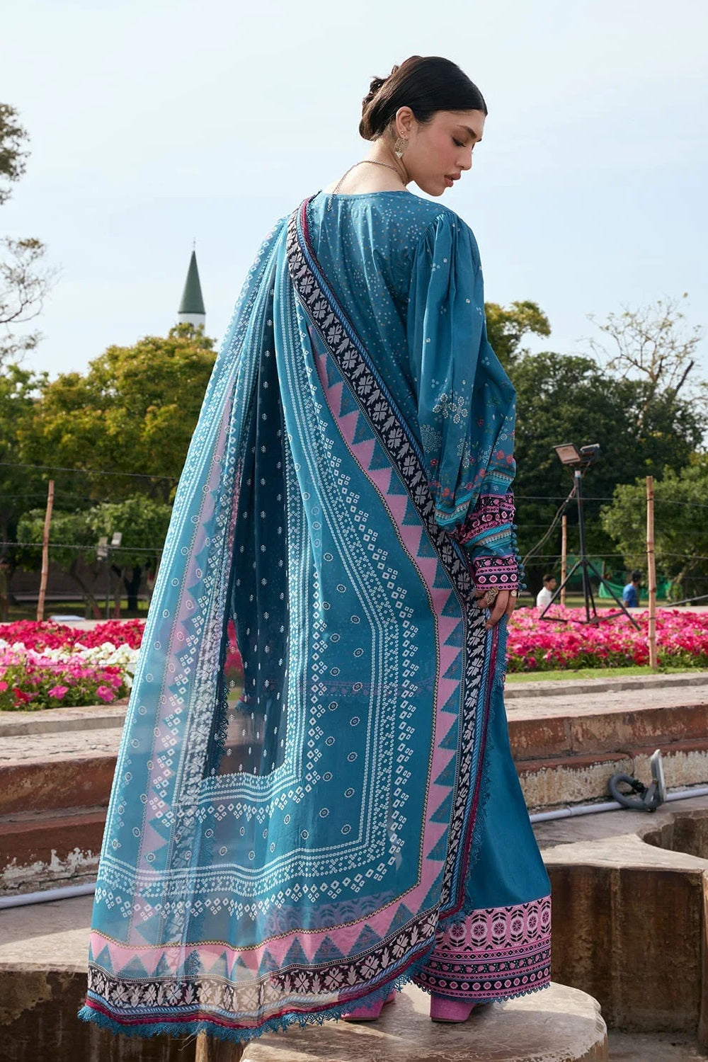 Kahf Aangan Print Lawn KPS-4A, photo 2
