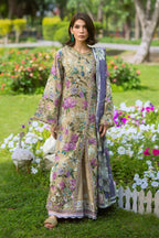 Elaf Print Lawn EPB-04A – Elaf 3-piece unstitched suit