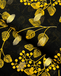 Golden Broshia Print Lawn fabric