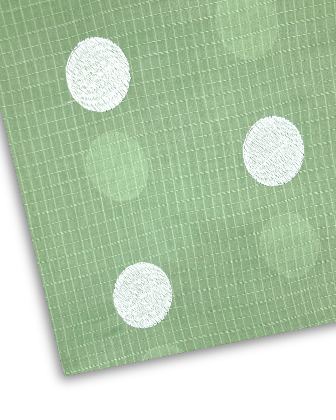 Embroidered Lawn – Pistachio (MEL-S26-146), embroidered lawn fabric by the meter