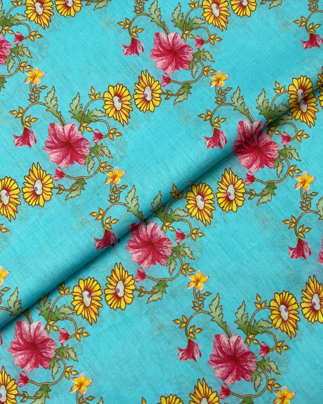 Rang e Bahar Digital Print Lawn (REBD-S25-0443), digitally printed lawn fabric by the meter