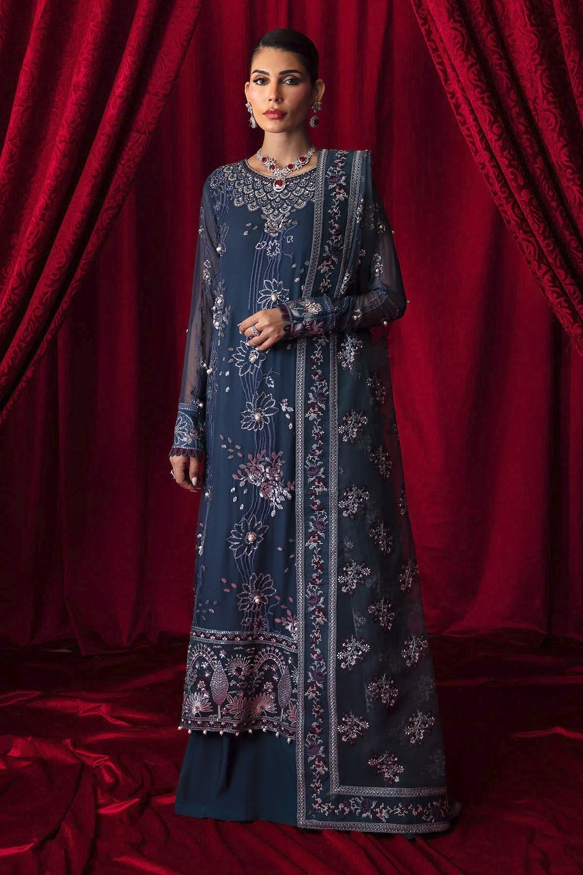 Nureh Elanora Formal Wear NEL-52 – Nureh 3-piece unstitched suit