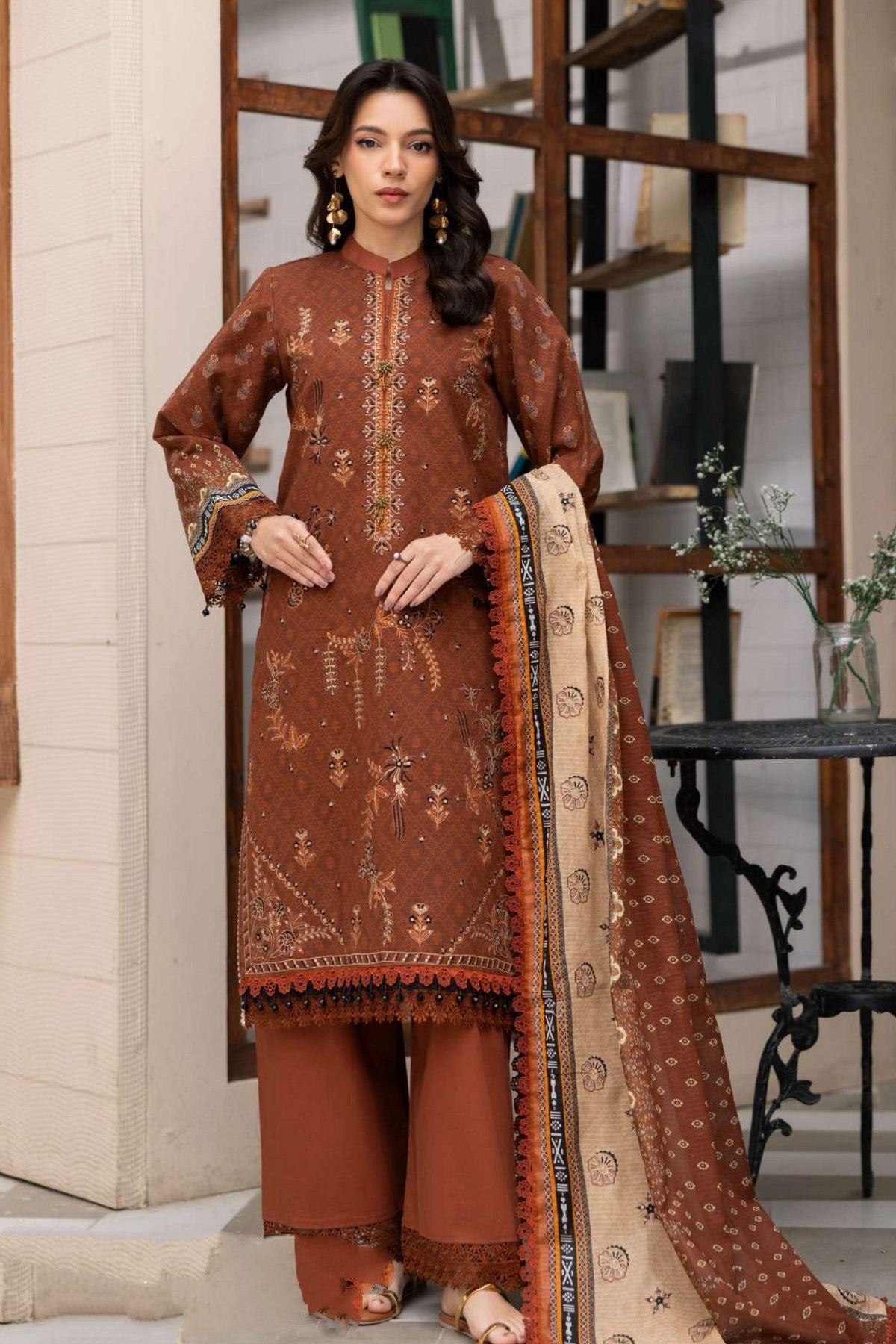 Peridot Aiza Anaya Lawn PR-544 – Peridot 3-piece unstitched suit