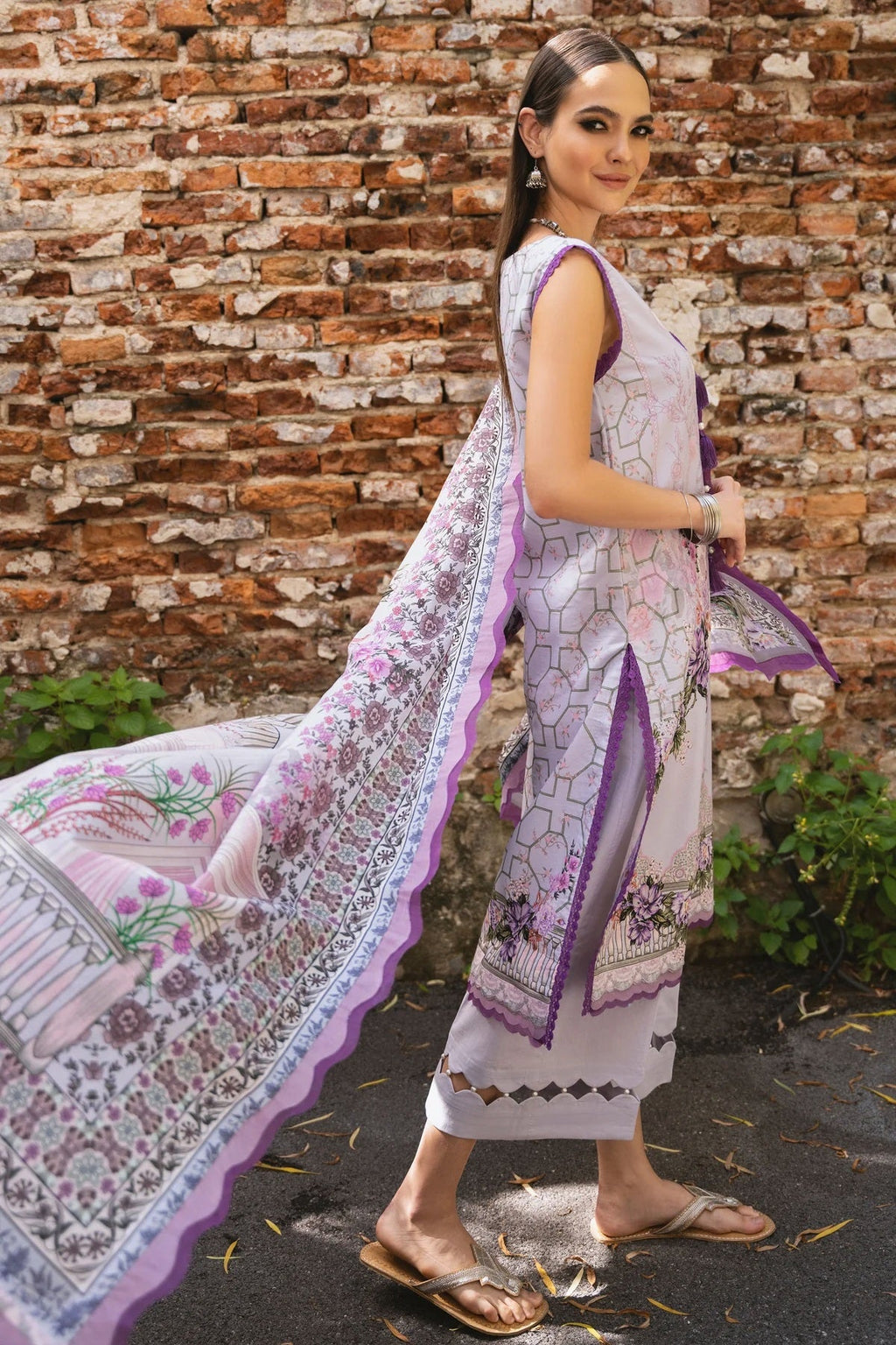 Jade Digital Print Lawn JDL-589B, photo 2