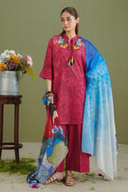 Coco Lawn Prints By Zara Shahjahan D-05A – Zara Shahjahan 3-piece unstitched suit