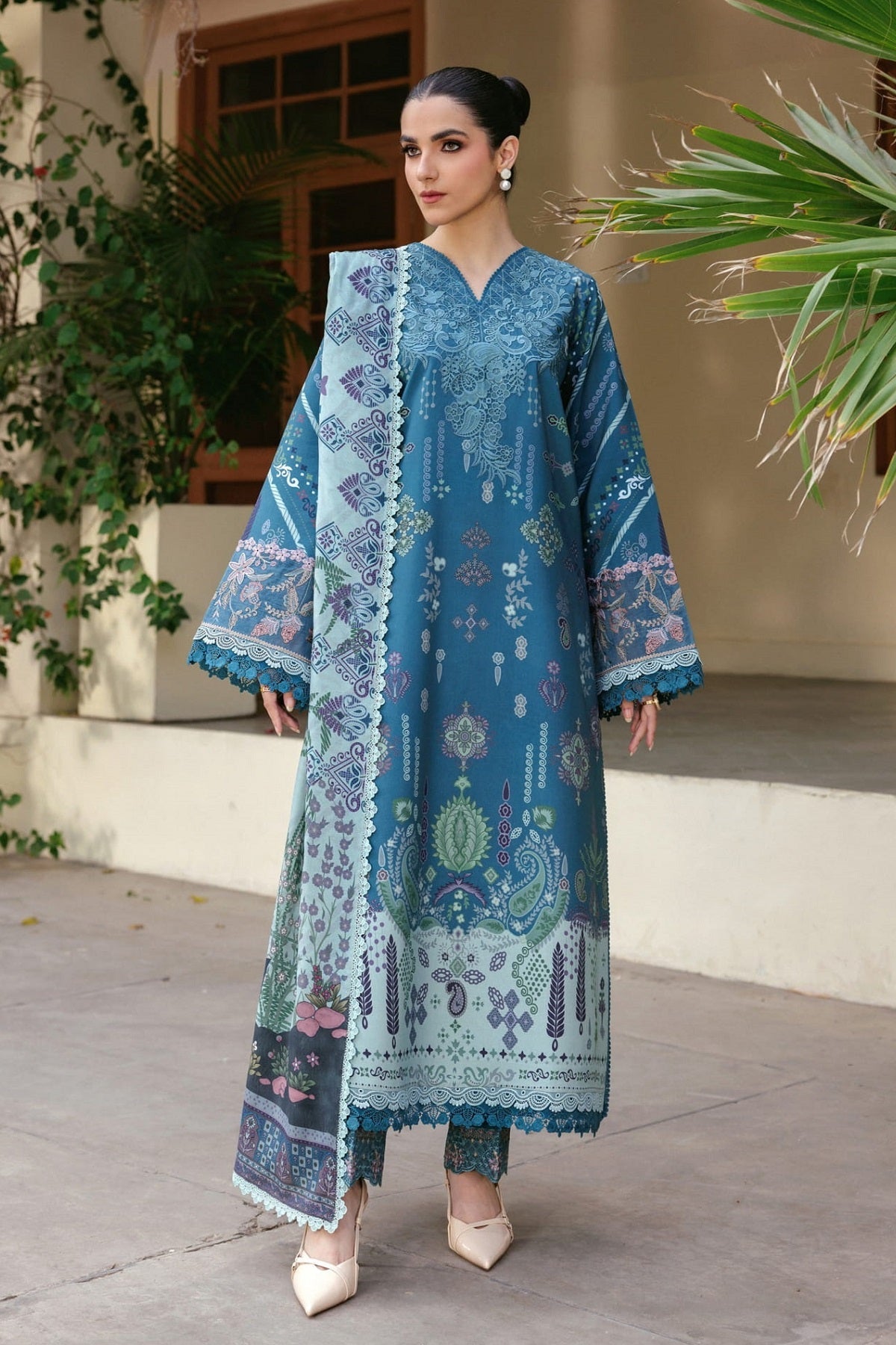 Florent Zync Whispers Viscose FL-5B – Florent 3-piece unstitched suit