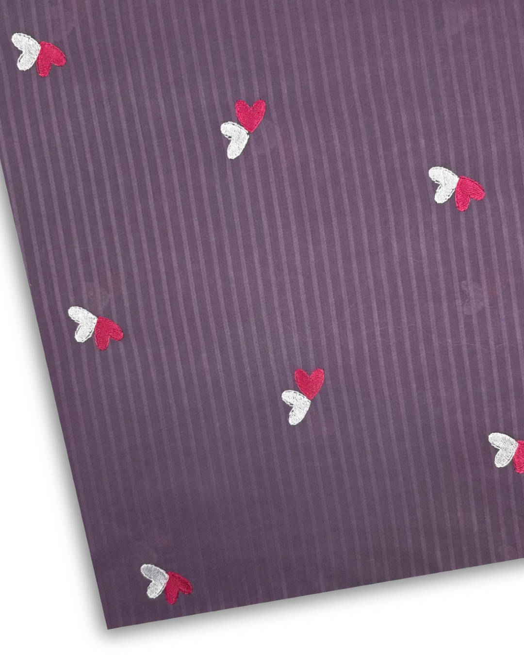 Embroidered Lawn – Mauve (MEL-S26-119), embroidered lawn fabric by the meter