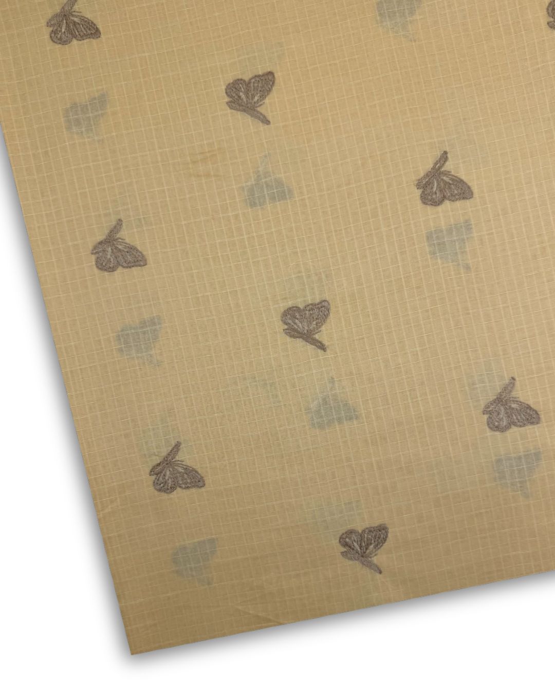 Embroidered Lawn – Skin (MEL-S26-086), embroidered lawn fabric by the meter