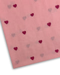 Embroidered Lawn – Peachish Pink (MEL-S26-053), embroidered lawn fabric by the meter