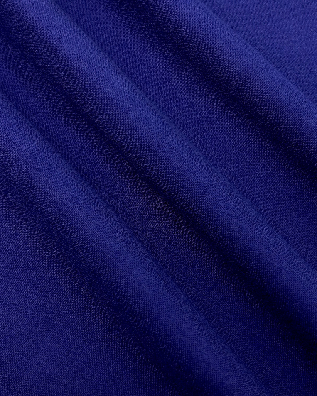 Peach Wool – Royal Blue, plain peach wool fabric by the meter