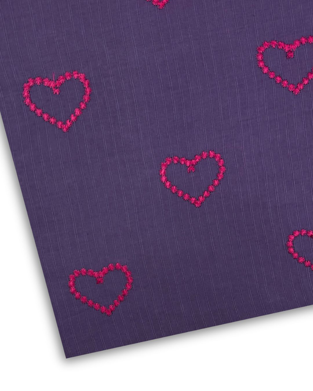 Embroidered Lawn – Purple fabric
