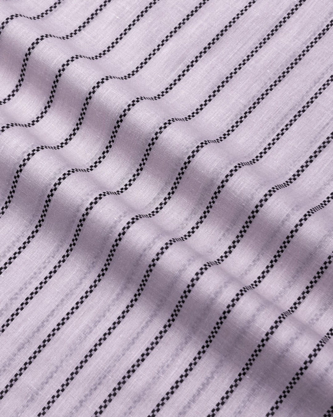 Black Stripe Lawn – Purple, self-textured lawn fabric by the meter