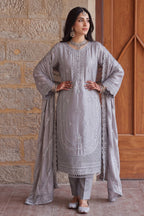 Dressline Eisley Formal Wear D-1973A – Dressline 3-piece unstitched suit