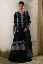 Bin Ilyas Gulrukh Khaddar 62B – Bin Ilyas 3-piece unstitched suit