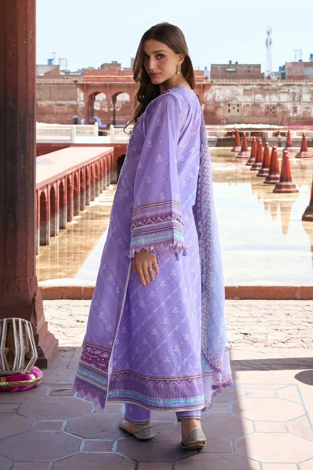 Kahf Aangan Print Lawn KPS-6A, photo 2
