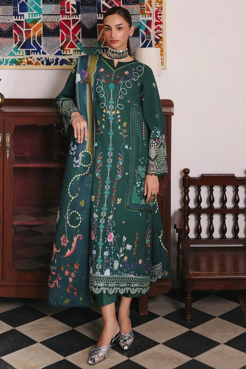 Qalamkar Qprints Linen QW-06A (Karla) – Qalamkar 3-piece unstitched suit
