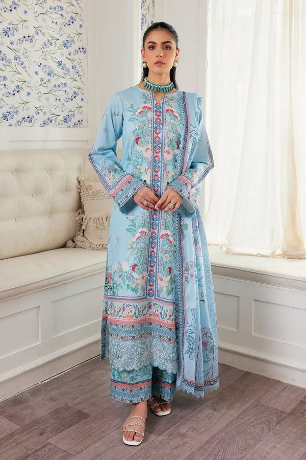 Florent Zync Lawn ZY-6A – Florent 3-piece unstitched suit