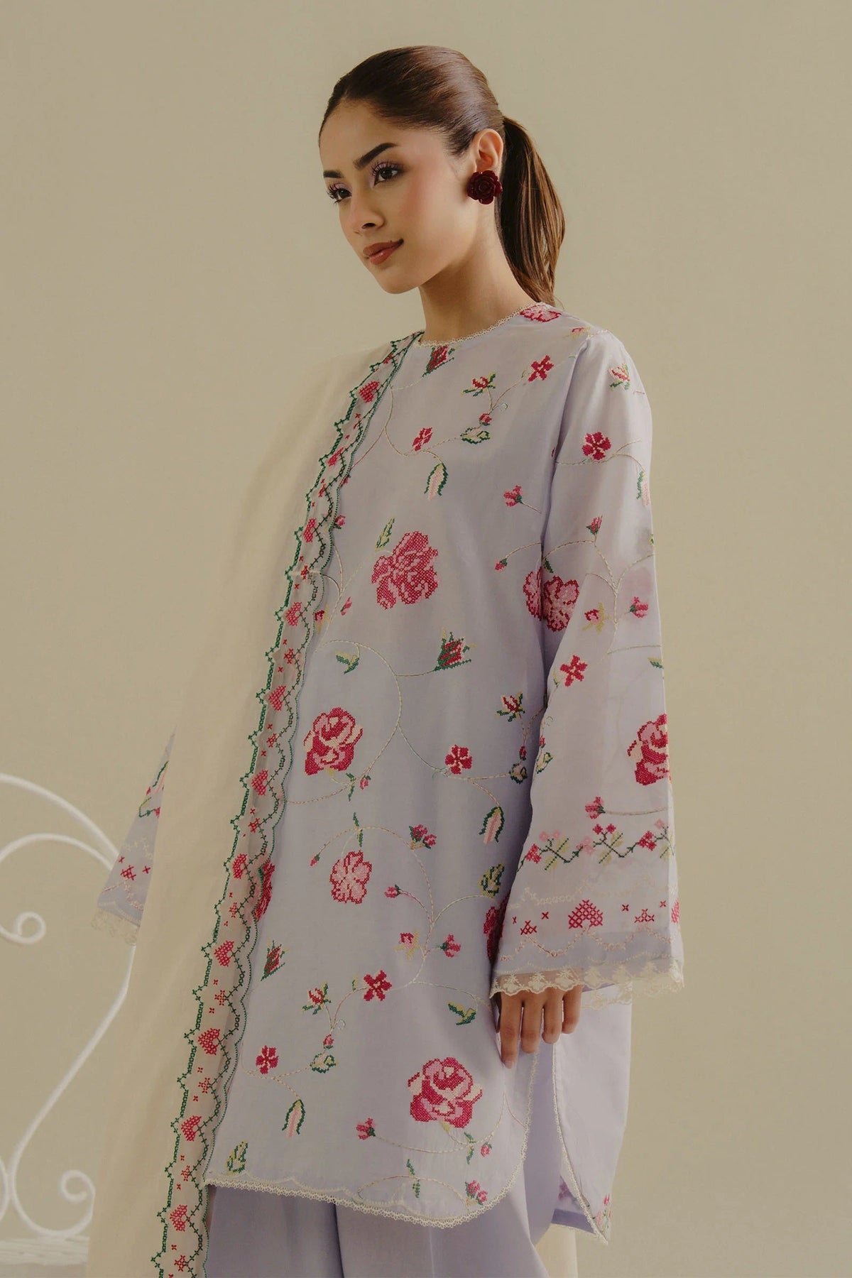 Coco Lawn By Zara Shahjahan D-06B (Zufra), photo 2