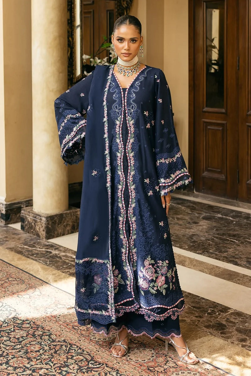 Elaf Luxury Karandi EWK-06B – Elaf 3-piece unstitched suit