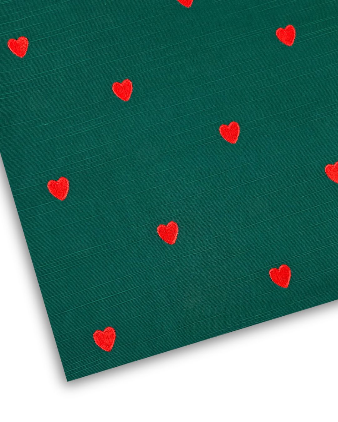 Embroidered Khaddar – Bottle Green fabric