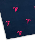 Embroidered Lawn – Navy (MEL-S26-079), embroidered lawn fabric by the meter