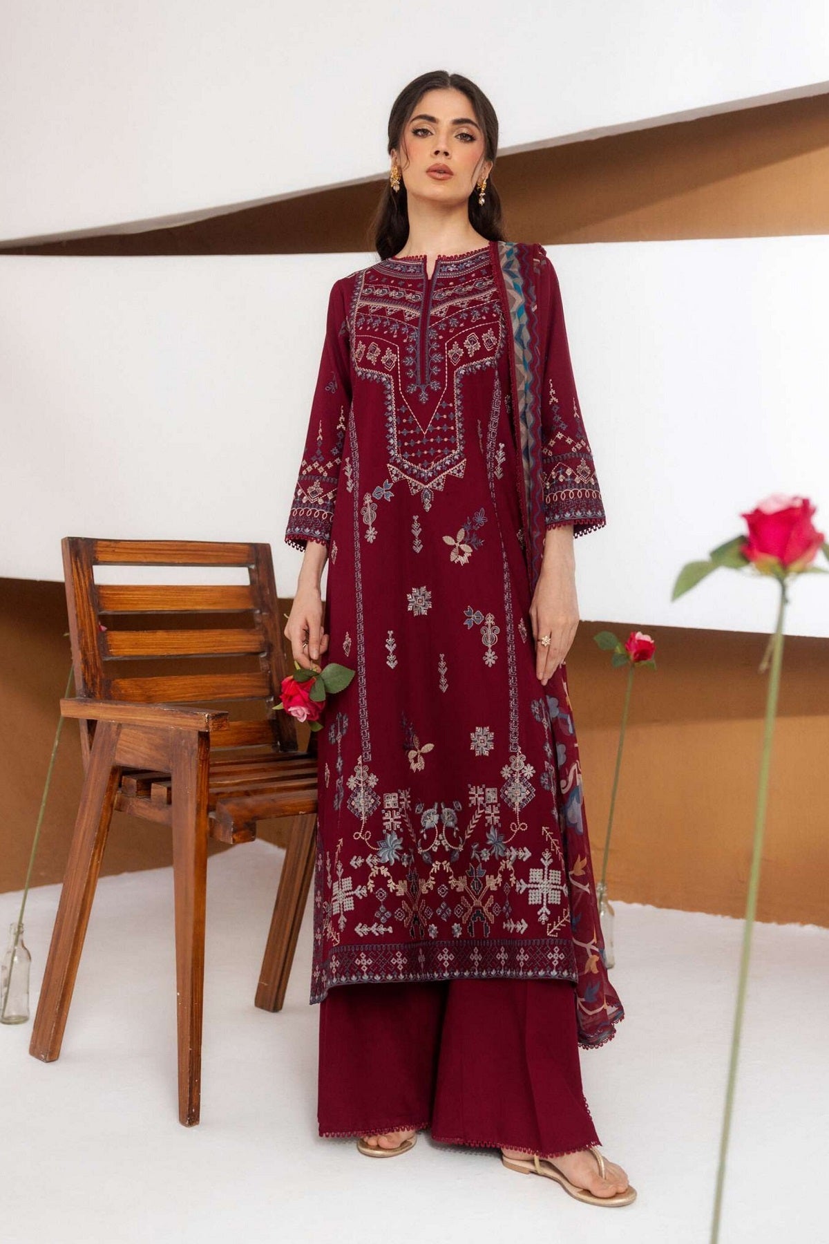 Florent Zync Intermix Viscose FL-7A – Florent 3-piece unstitched suit