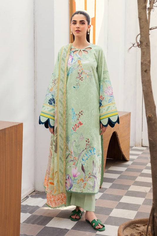 Florent Print Lawn FL-7A – Florent 3-piece unstitched suit