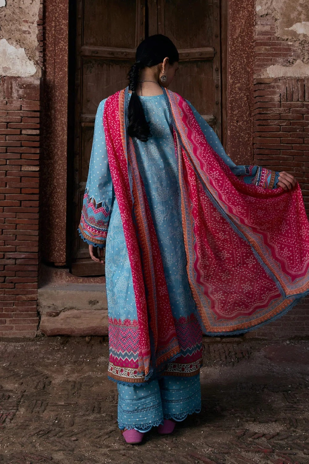Kahf Aangan Print Lawn KPS-7B, photo 2