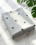 Embroidered Lawn – White (MEL-S26-131), embroidered lawn fabric by the meter