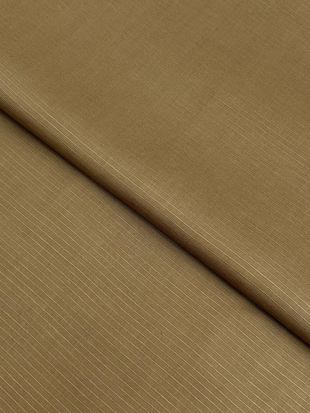 Rib Lawn – Brown (RLS-S26-0029), self-textured lawn fabric by the meter