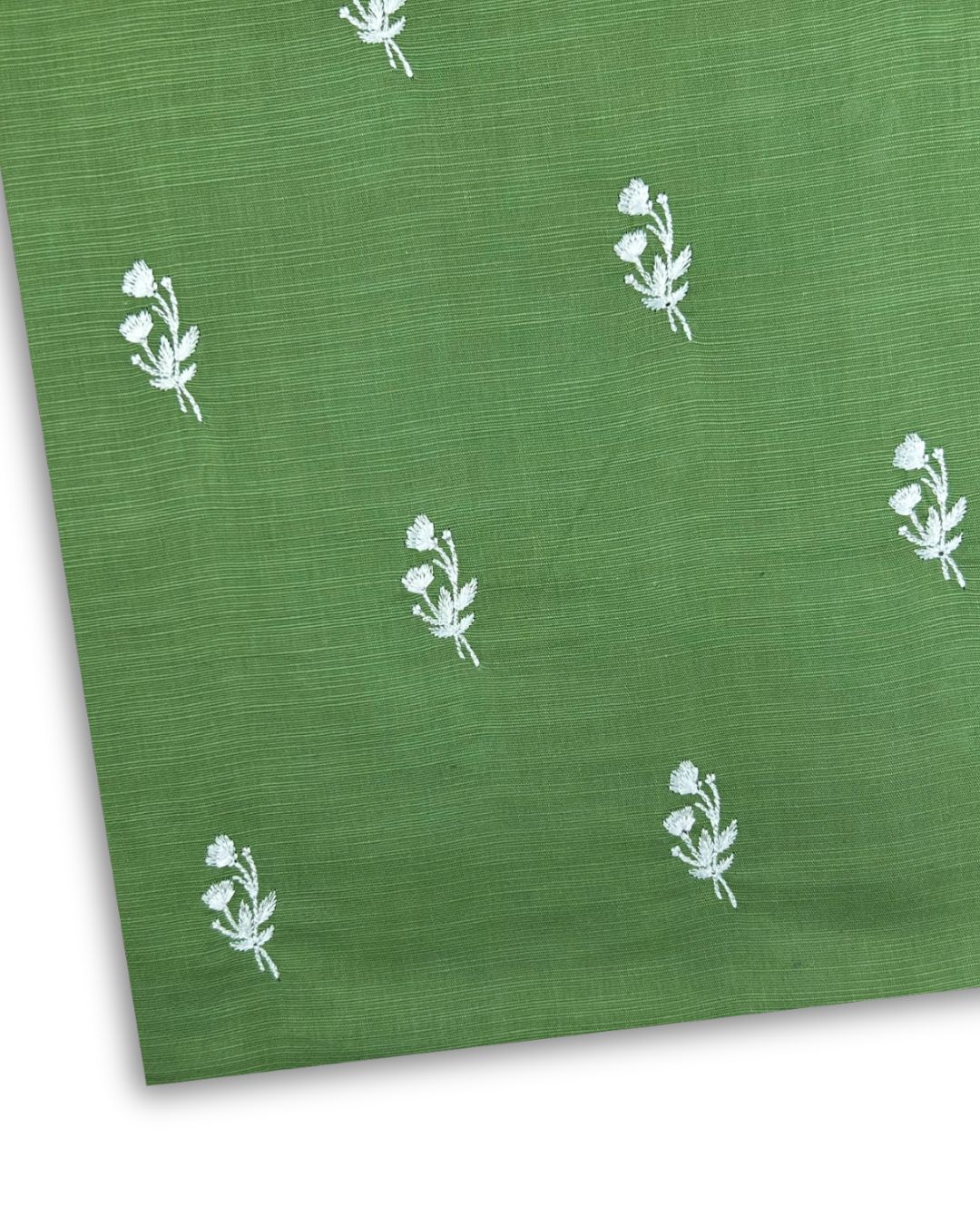 Embroidered Khaddar – Parrot (EK-W25-0058), embroidered khaddar fabric by the meter