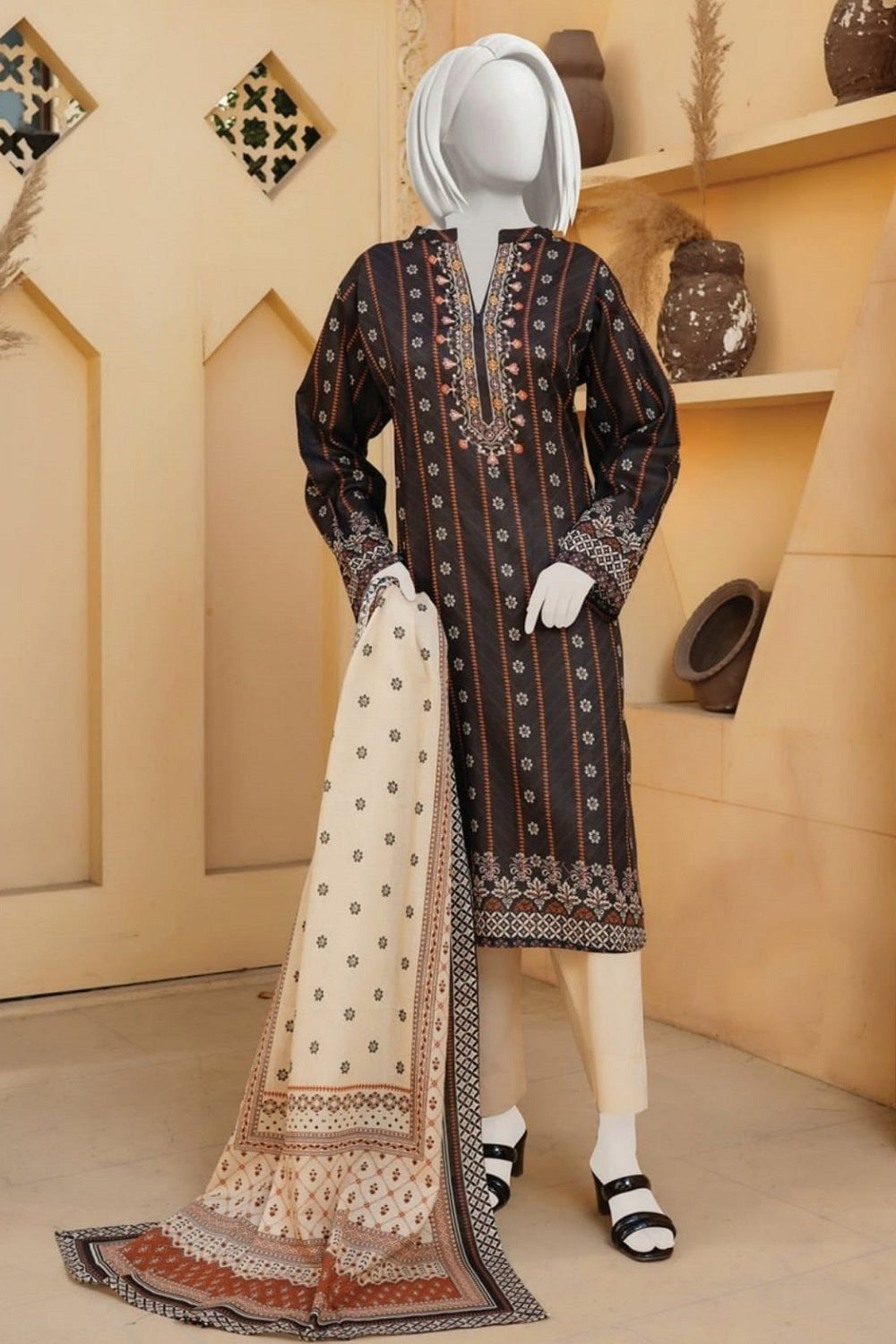 Oriens Print Lawn RL-806 by Colorita – Colorita 3-piece unstitched suit