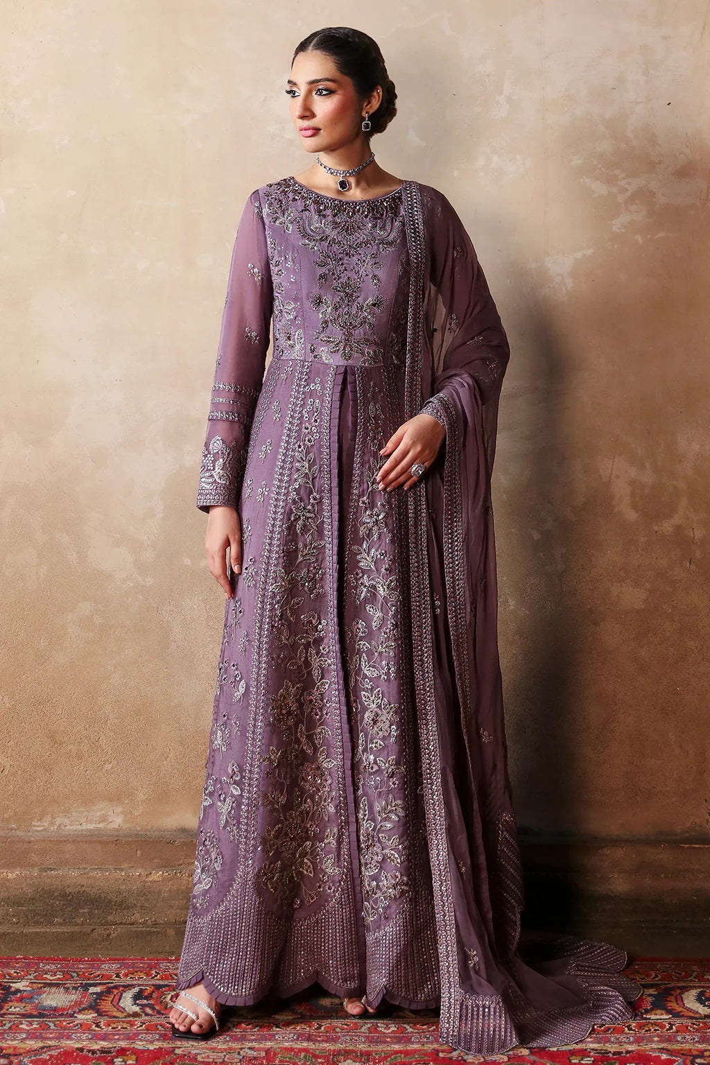 Flossie Executive Organza FE-808 – Flossie 3-piece unstitched suit