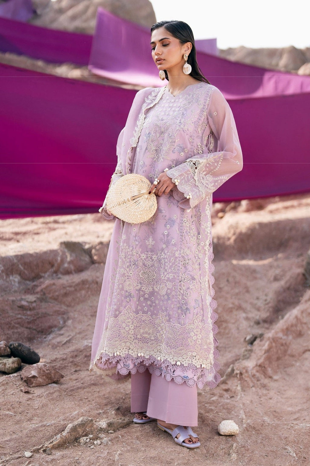 Florent Luxury Lawn FL-8 – Florent 3-piece unstitched suit