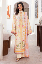 Florent Print Lawn FL-8A – Florent 3-piece unstitched suit