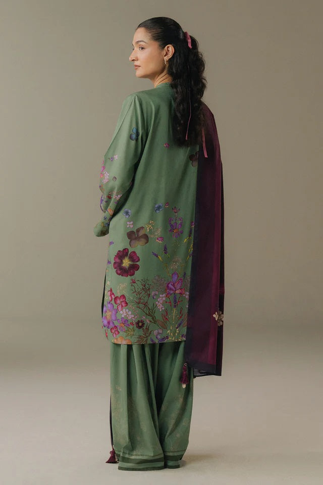 Coco Linen Prints By Zara Shahjahan D-08B (Morning Echo), photo 2